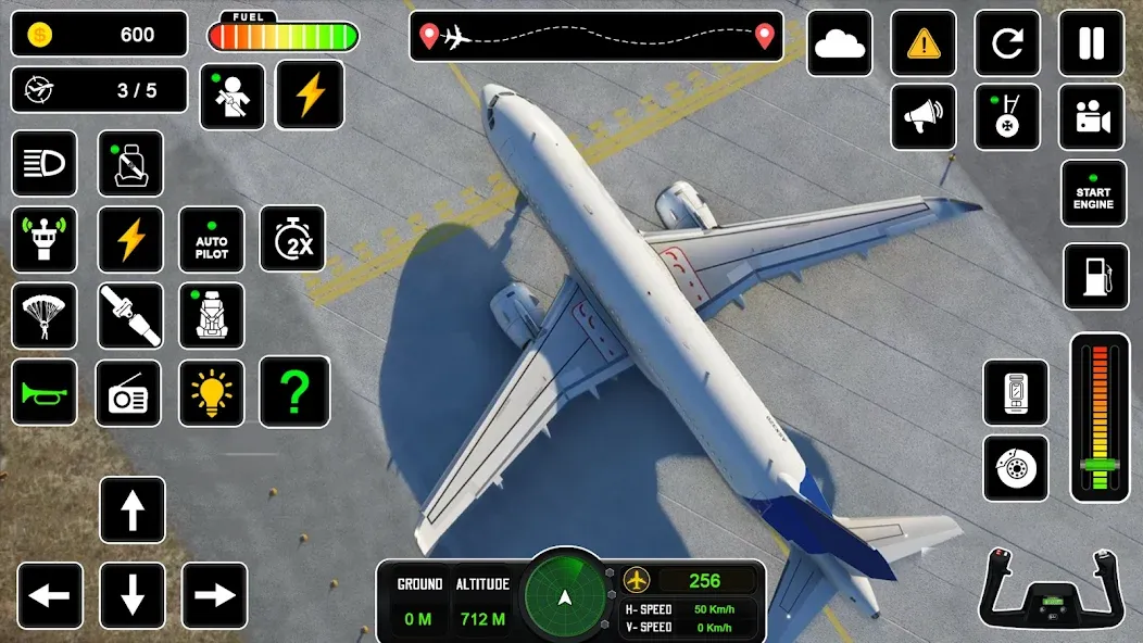 Pilot Simulator: Airplane Game  [МОД Бесконечные деньги] Screenshot 4