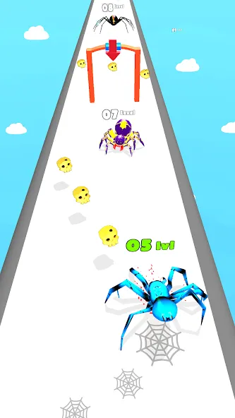 Insect Run - Spider Evolution (Инсект Эволюшн Ран)  [МОД Mega Pack] Screenshot 3