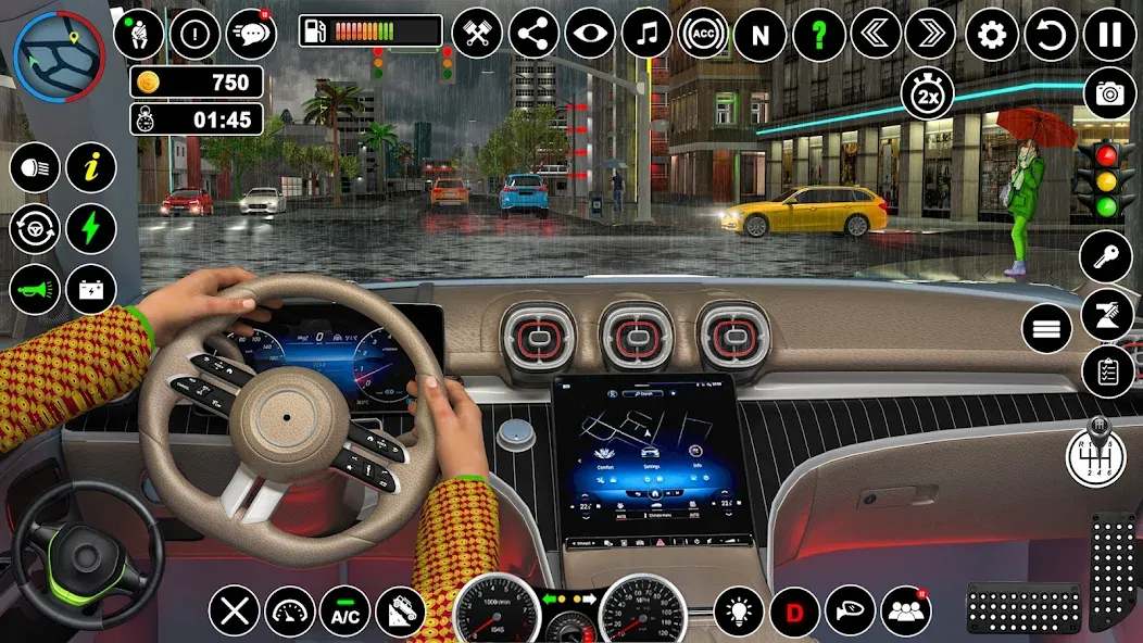 Russian Taxi Driving Simulator  [МОД Много денег] Screenshot 1