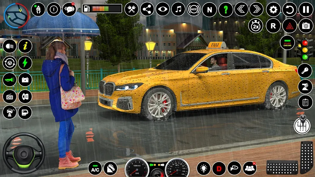 Russian Taxi Driving Simulator  [МОД Много денег] Screenshot 3