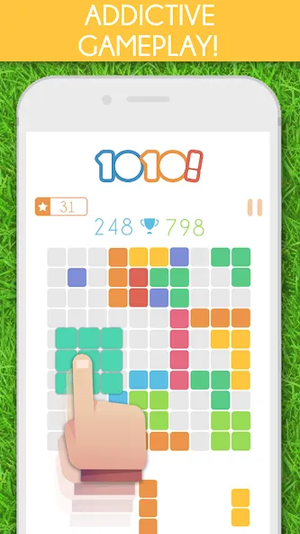 1010! Block Puzzle Game  [МОД Menu] Screenshot 1