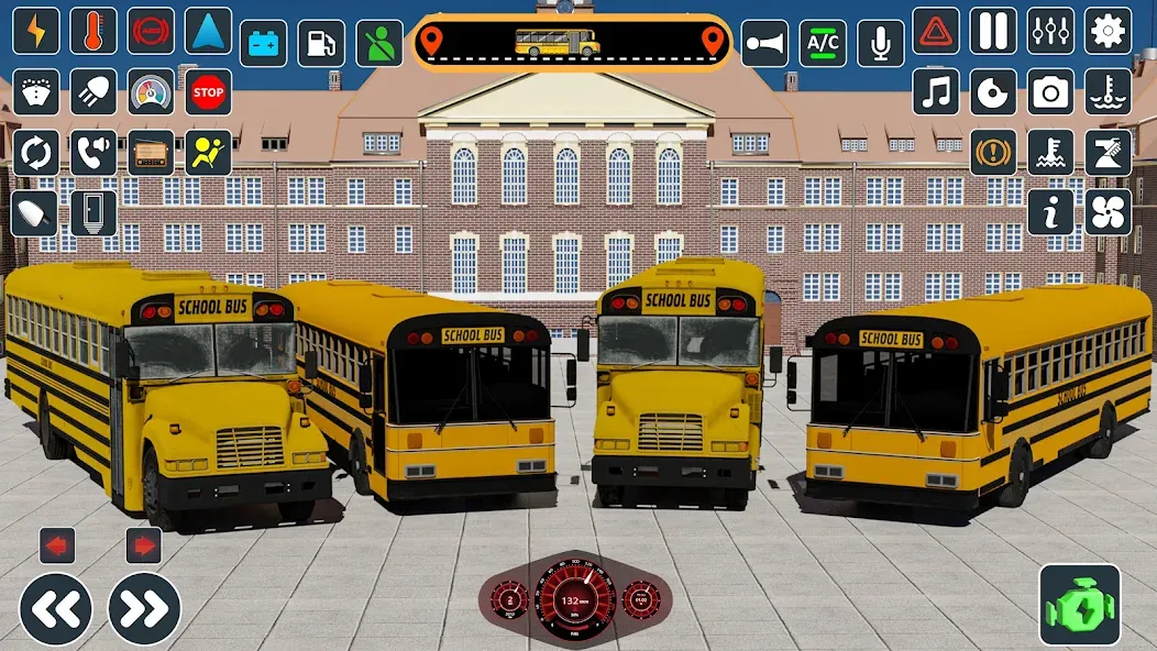 School Bus 3d : City Bus Games (Школьный автобус симулятор игры на автобусе)  [МОД Много денег] Screenshot 1