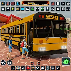 Скачать взлом School Bus 3d : City Bus Games (Школьный автобус симулятор игры на автобусе)  [МОД Много денег] - последняя версия apk на Андроид