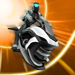 Взломанная Gravity Rider: Space Bike Race (Гравити Райдер)  [МОД Все открыто] - стабильная версия apk на Андроид