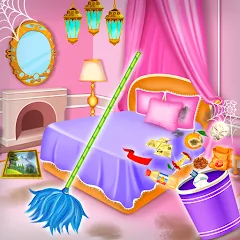 Скачать взлом Princess house cleaning advent  [МОД Бесконечные деньги] - полная версия apk на Андроид