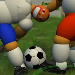 Скачать взломанную Goofball Goals Soccer Game 3D (Гуфбол Голз Соккер Гейм 3Д)  [МОД Много денег] - полная версия apk на Андроид