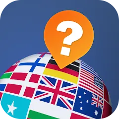 Скачать взломанную Geography Quiz - World Flags 1  [МОД Mega Pack] - полная версия apk на Андроид