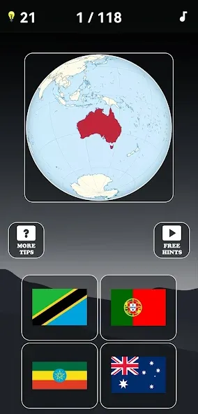 Guess the World Map Quiz  [МОД Unlocked] Screenshot 4