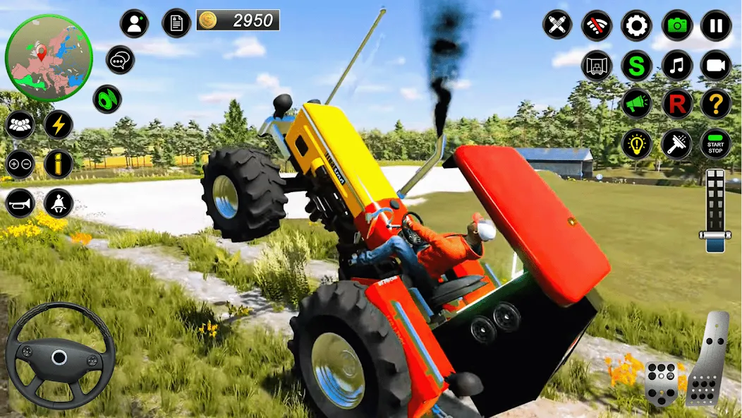 Real Farmer Tractor Drive Game (Фармер Трактор 3Д Фермерские Игры)  [МОД Menu] Screenshot 1