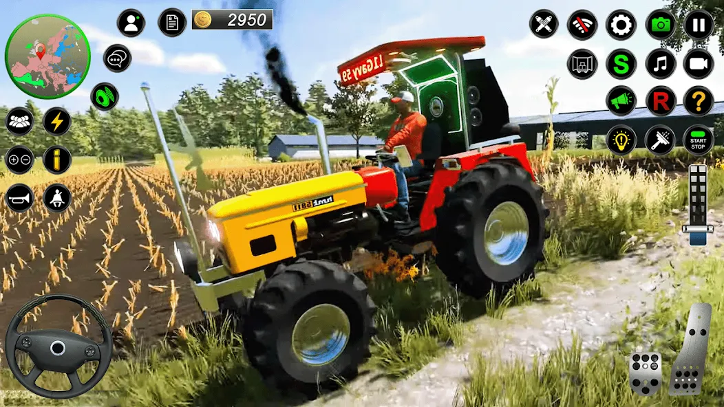 Real Farmer Tractor Drive Game (Фармер Трактор 3Д Фермерские Игры)  [МОД Menu] Screenshot 3