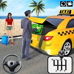 Взломанная Taxi Simulator 3d Taxi Driver  [МОД Unlimited Money] - стабильная версия apk на Андроид