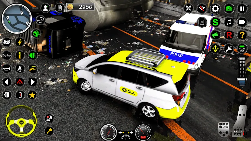 City Taxi Games Taxi Simulator (Русские такси игры на автомобилях)  [МОД Много денег] Screenshot 2