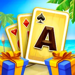 Скачать взломанную Tiki Solitaire TriPeaks (Тики Солитер ТриПикс)  [МОД Menu] - полная версия apk на Андроид