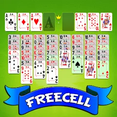 Взлом FreeCell Solitaire - Card Game  [МОД Mega Pack] - полная версия apk на Андроид