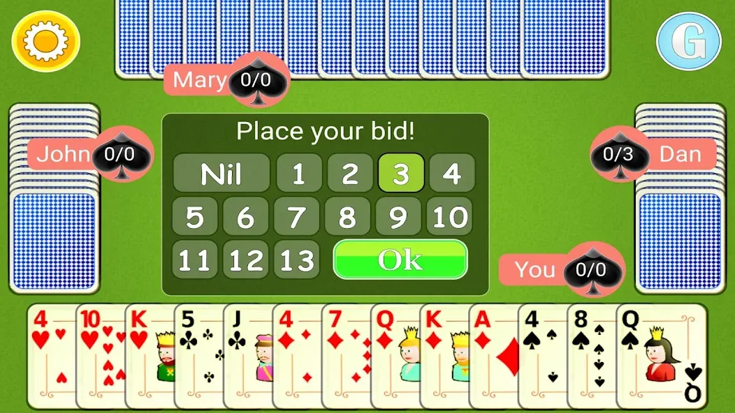 Spades Mobile  [МОД Меню] Screenshot 2