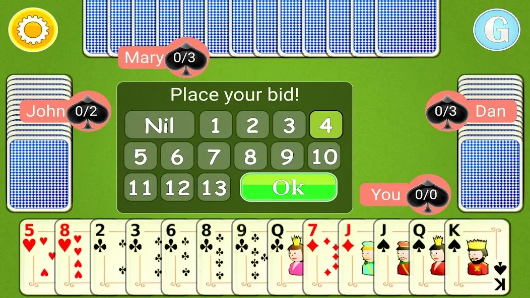 Spades Mobile  [МОД Меню] Screenshot 4