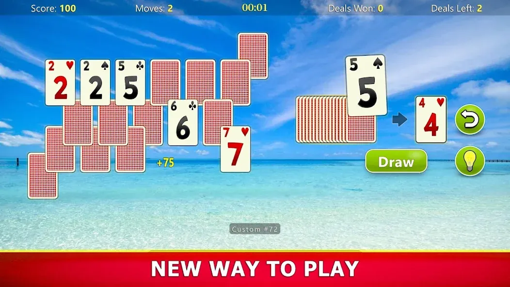 TriPeaks Solitaire Mobile  [МОД Unlimited Money] Screenshot 4