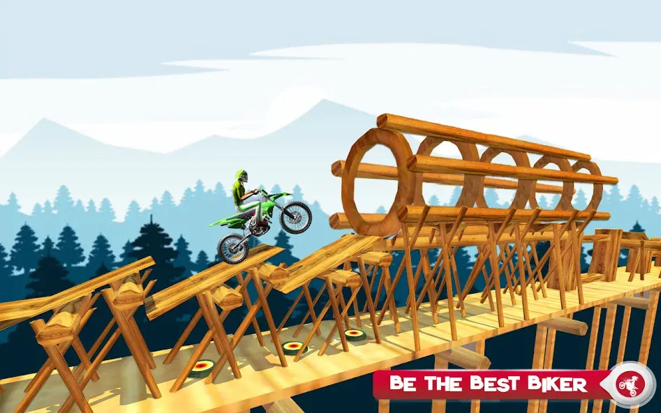 Motor Bike Stunt Racing Games (Мотор Байк Стант Гонки Игры)  [МОД Все открыто] Screenshot 5