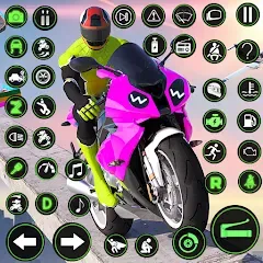 Взлом Racing Bike Stunt Games Master (Гонки на мотоциклах Мастер игр в трюки)  [МОД Все открыто] - последняя версия apk на Андроид