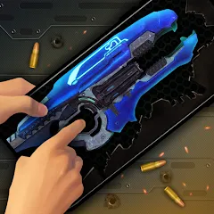 Взлом Gun Simulator 3D & Time Bomb  [МОД Все открыто] - полная версия apk на Андроид