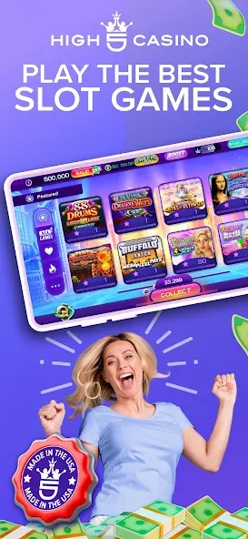 High 5 Casino: Real Slot Games (Хай 5 Казино)  [МОД Меню] Screenshot 1