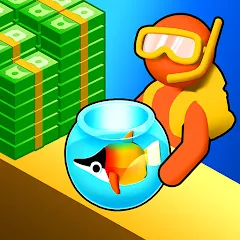 Скачать взломанную Aquarium Land - Fishbowl World (Аквариум Лэнд)  [МОД Бесконечные монеты] - последняя версия apk на Андроид