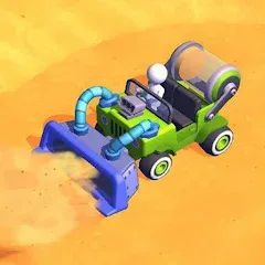 Скачать взломанную Sand Miner: Idle Mining Game (Сэнд Майнер)  [МОД Бесконечные монеты] - стабильная версия apk на Андроид