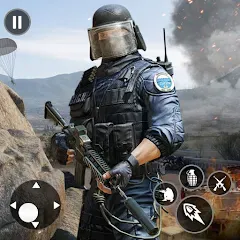 Скачать взломанную Gun Shooting Games Fps Offline  [МОД Menu] - стабильная версия apk на Андроид