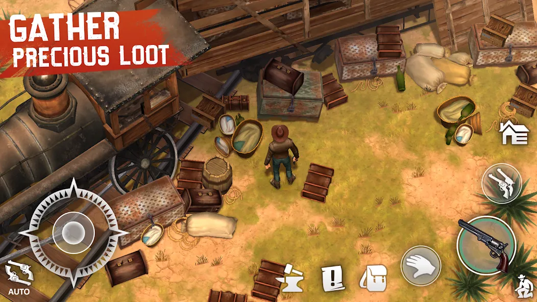 Westland Survival: Cowboy Game (Вестланд Сурвайвал)  [МОД Много монет] Screenshot 4