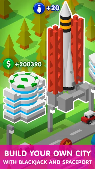 Tap Tap: Idle City Builder Sim  [МОД Бесконечные монеты] Screenshot 5