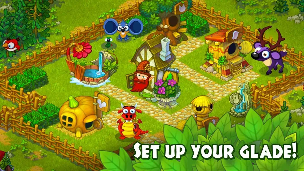 Animal Village: Forest Ranch  [МОД Бесконечные монеты] Screenshot 1