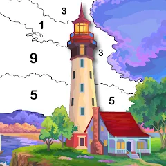 Взлом Hey Color Paint by Number Art  [МОД Mega Pack] - полная версия apk на Андроид