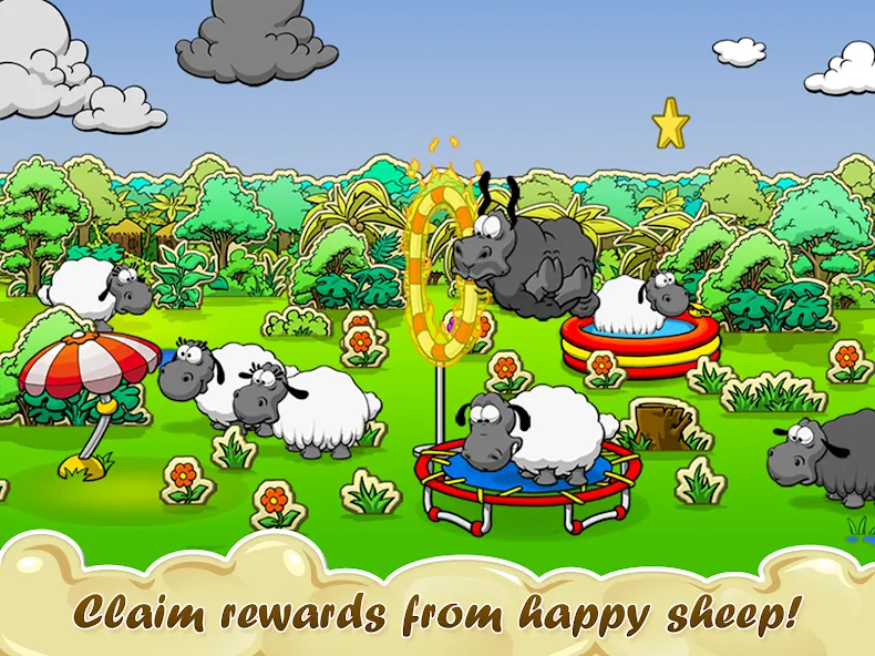 Clouds & Sheep  [МОД Много монет] Screenshot 2