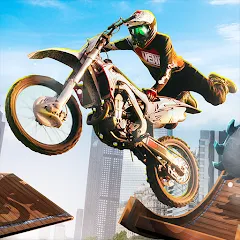 Скачать взломанную Trial Mania: Dirt Bike Games (Трайал Мания)  [МОД Много денег] - полная версия apk на Андроид