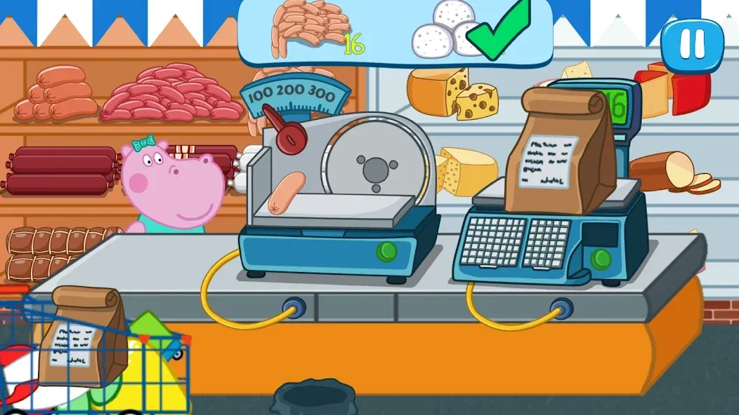 Kids Supermarket: Shopping  [МОД Меню] Screenshot 4