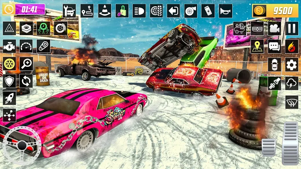 X Demolition Derby : Car Games  [МОД Menu] Screenshot 4