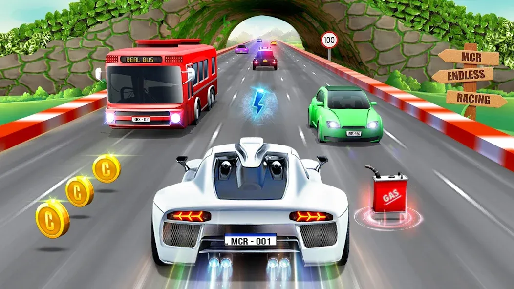 Mini Car Racing Game Legends  [МОД Бесконечные деньги] Screenshot 1