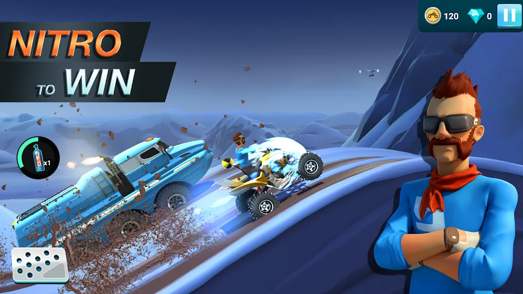 MMX Hill Dash 2 – Offroad Truc (ММХ Хилл Даш 2)  [МОД Много монет] Screenshot 3