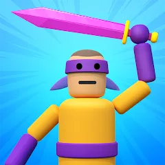 Скачать взлом Ragdoll ninja: Imposter hero (Рагдолл Ниндзя)  [МОД Unlocked] - стабильная версия apk на Андроид