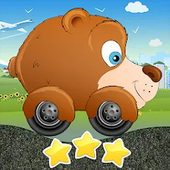 Взломанная Racing car game for kids  [МОД Много денег] - стабильная версия apk на Андроид