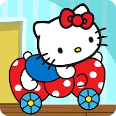 Скачать взломанную Hello Kitty games - car game  [МОД Бесконечные монеты] - стабильная версия apk на Андроид