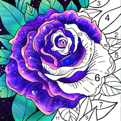 Скачать взломанную Coloring Book: Color by Number (Колоринг Бук)  [МОД Unlimited Money] - последняя версия apk на Андроид