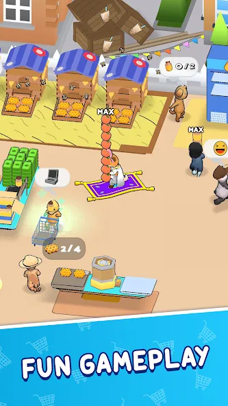 Animal Mart: Tycoon Games (Мой Зверинец Март)  [МОД Unlimited Money] Screenshot 5