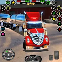 Взлом US Truck Driving Cargo Game 3D (Американский грузовик водителя)  [МОД Unlocked] - полная версия apk на Андроид