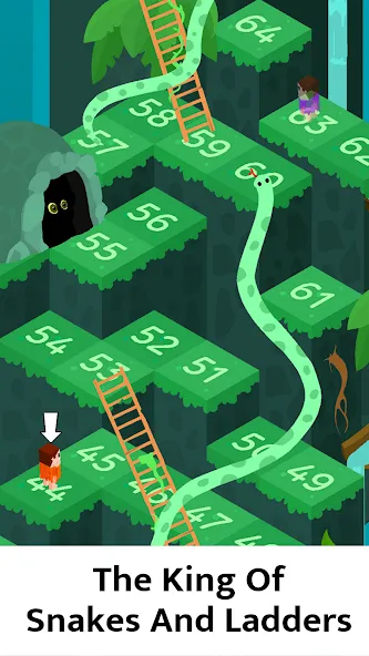 Snakes and Ladders Board Games  [МОД Все открыто] Screenshot 1