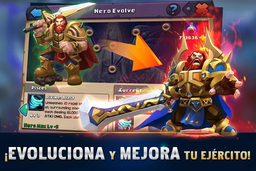 Clash of Lords 2: Español (Клэш оф Лордс 2)  [МОД Бесконечные деньги] Screenshot 3