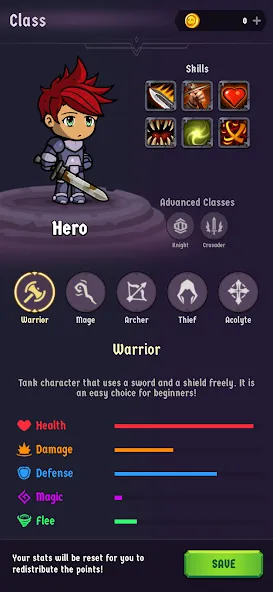 The Walking Hero - Idle RPG (Зе Волкинг Хиро)  [МОД Меню] Screenshot 2