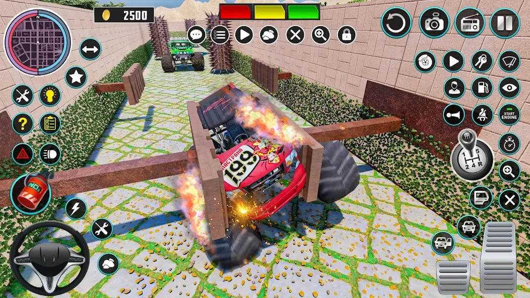 Monster Truck Maze Puzzle Game  [МОД Unlimited Money] Screenshot 5