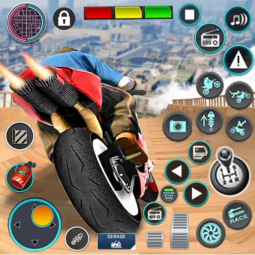 Mega Ramp Bike Stunts Games 3D  [МОД Меню] Screenshot 1