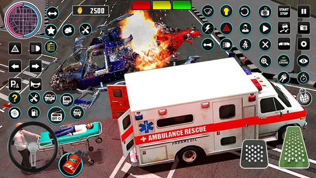 Heli Ambulance Simulator Game  [МОД Все открыто] Screenshot 4